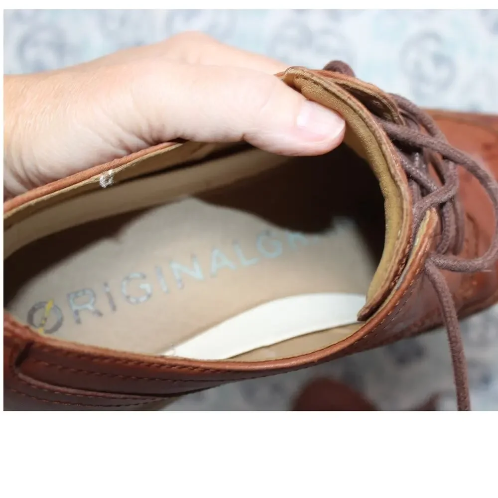 Cole Haan Men's OriginalGrand Wingtip Oxford Brown Style C26471‎ size 8M
